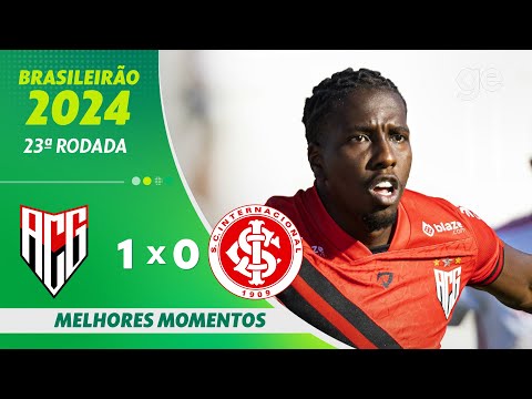 Gols e lances de Atlético-GO x Internacional