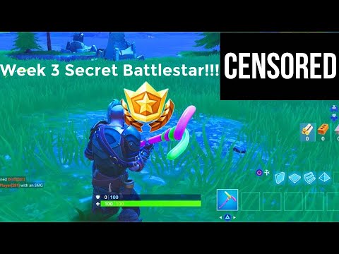 NEW FORTNITE SEASON 5 WEEK 3 SECRET BATTLESTAR LOCATION!!!