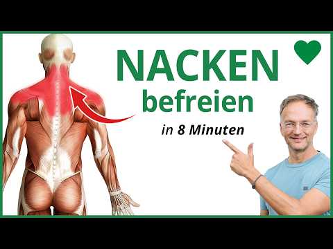 8 minutes to relieve neck tension 💚 Stretch and relax your neck