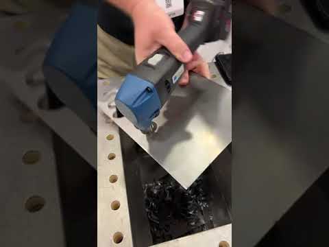 Watch This Amazing Tool Cut Through 18 Gauge Steel!