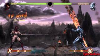 MK9 - Skarlet 50% No Meter Midscreen Combo - Mortal Kombat 9 (2011)