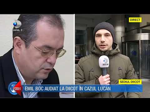 Stirile Kanal D (10.01.2018) - Emil Boc, audiat la DIICOT in cazul Lucan! Editie COMPLETA