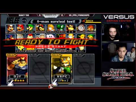 VS Weekly 6/05/16 - Winners R4 - VS|PPG| Porkchops (Falco) vs SaucyTho (C. Falcon) - Melee
