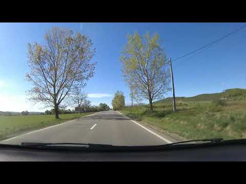 Driving in the countryside in Romania, Neamt County