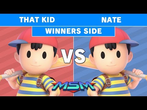 MSM 179 - C9 | That Kid (Ness) vs Nate (Pkmtrainer, Ness) Winners Side - Smash Ultimate