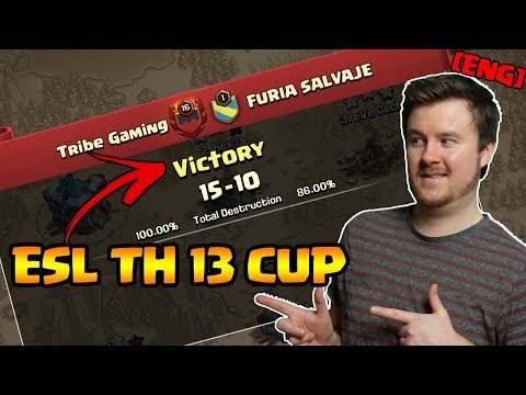 Townhall 13 ESL Cup | MY Attacks in the tournament | Clash of Clans | iTzu [ENG]