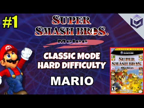 Super Smash Bros Melee | Classic Mode - Hard Difficulty | Mario (EP. 1)