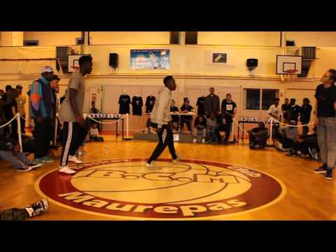 World Step Battle 2015 // Présélection hip hop - Tenseii et Bolt vs Léa et Timour
