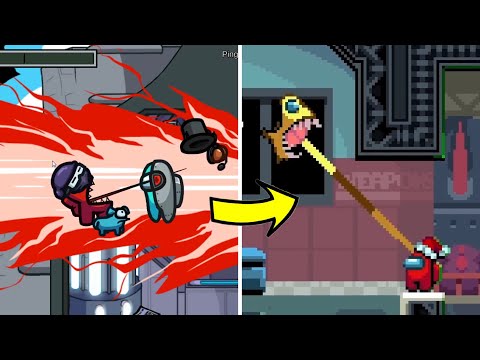 KILL ANIMATION in Among Us Vs Samurai Gunn 2- Among Us new Update