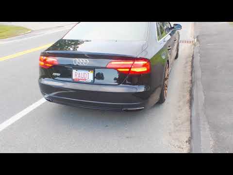 2017 Audi A8 l 3.0 APR stage 2 with Valvetronic exhaust