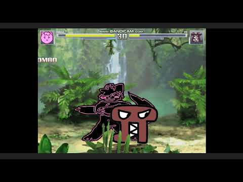 MUGEN Battles 76# Bagi the Monster of Mighty Nature VS π (SES's Numbers Lore)