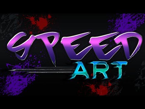 "SPEED ART" Alien Landscape ( By FTDuBDesigns )