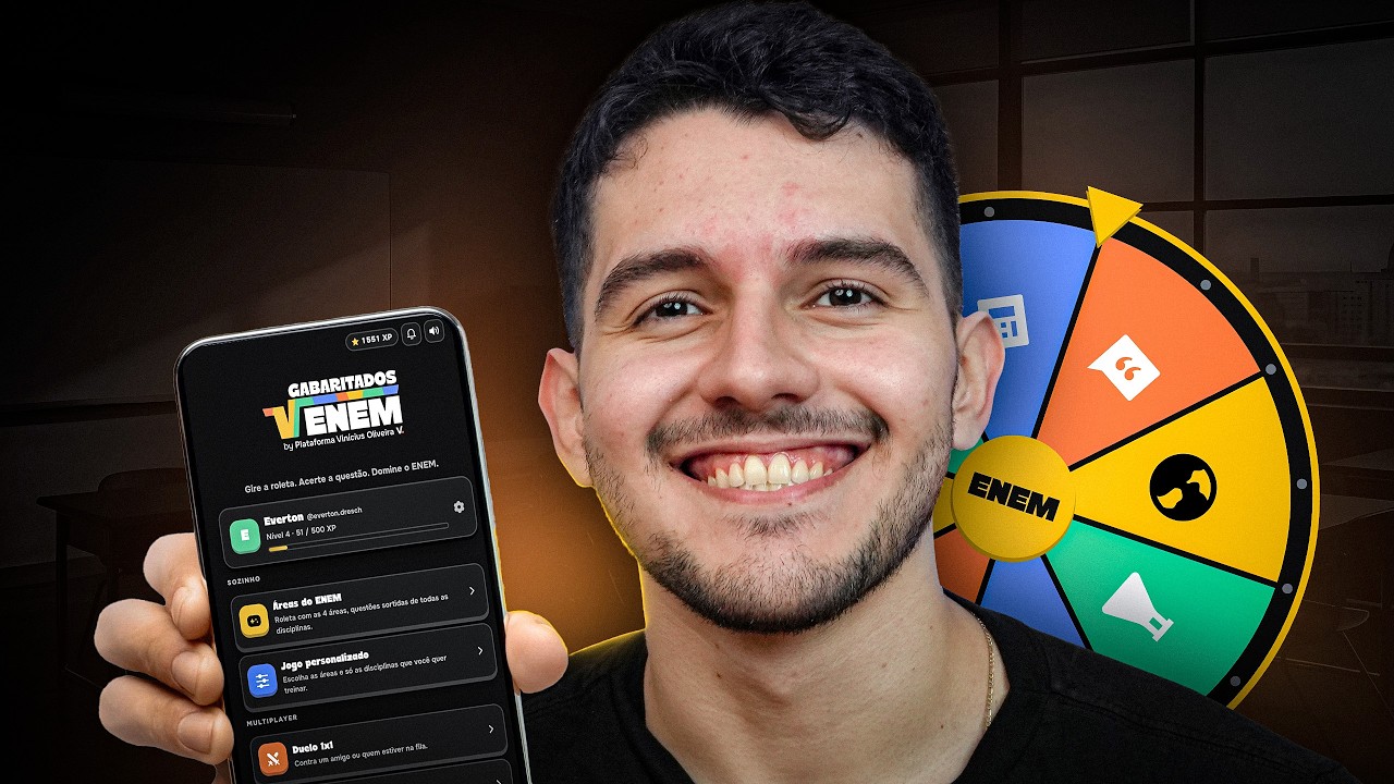 O MELHOR JOGO de REVISÃO para o ENEM do Brasil (Gabaritados ENEM)