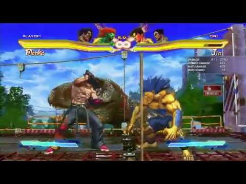 SF X TK Blanka Combos (w/ Hugo assist)