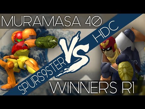 Muramasa 40 - Spurs9ster (Samus) vs HDC (Falcon) - WR1