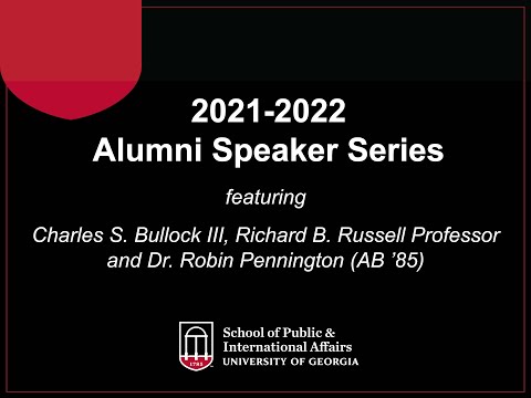 2021-22 Alumni Speaker Series - U.S. Census and Redistricting