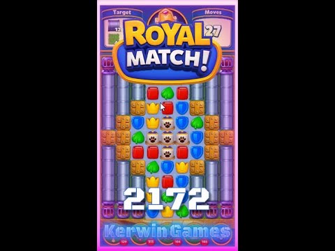 Royal Match Level 2172 - No Boosters Gameplay