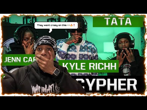 ( On the radar freestyle ) Kyle richh , jenn carter & Tata ( they went crazy 🔥 😱 ) [ reaction ]