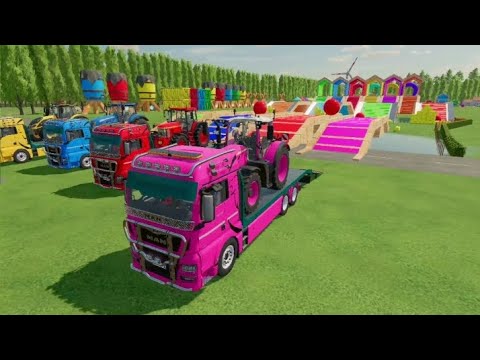 LOAD SUGARCANE, SORGHUM, ONIONS, CANOLA & TRANSPORT WITH KAMAZTRUCKS - Farming Simulator 22