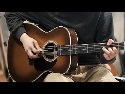 2022 Martin Custom Shop Expert 000-28 Authentic 1937 - Ambertone | USA Vollmassive Vintage Reissue Westerngitarre Adirondack Fichte | CoA OHSC Bild 25