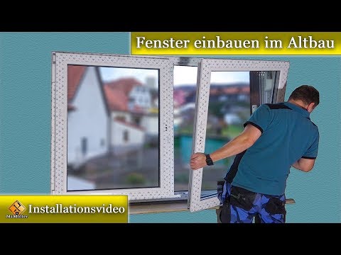 Fenster Montage / Fenster einbauen im Altbau - Doppelfenstermontagen