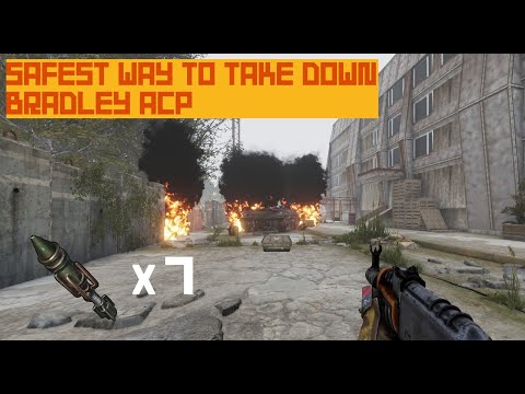 How to take down Bradley ACP in Rust without taking single damage  (2020)