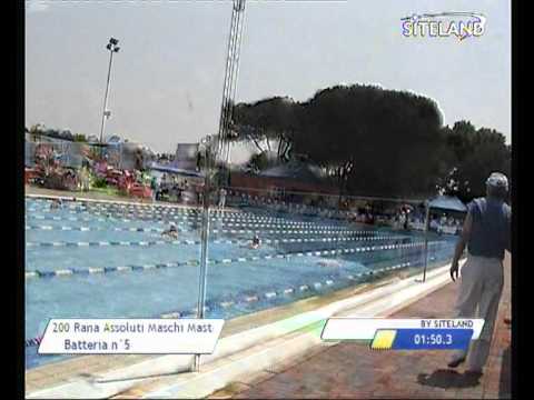 Serie 5 dei 200 Rana  Assoluti Maschi Master - 11 Memorial Andrea Bettiol