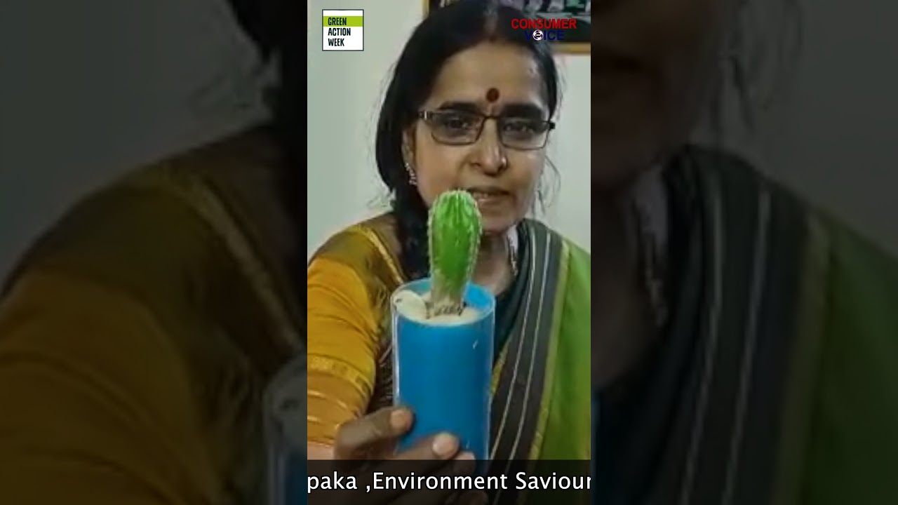 Green Action Week :Reusing plastic into sustainable way