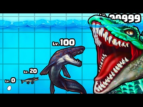 BREEDING a MAX LEVEL SEA DINOSAUR in Jurassic Dino Water World