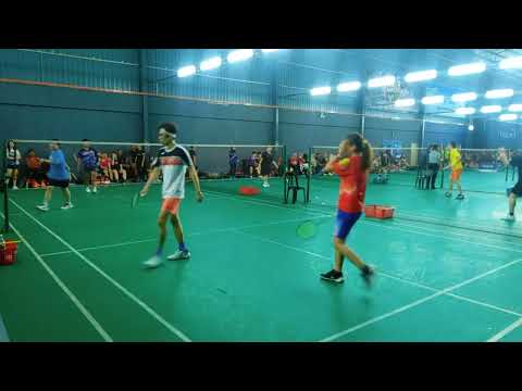 Badminton Mixed Double SemiPro Tournament - Kwong Kin Meng / Amelia Yap Vs Eizlan Shah / Peggy Chin