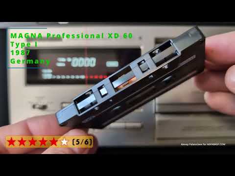 MAGNA Professional XD 60 Type I Germany 1987_Compact Cassette