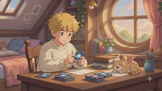 Cozy TCG Lofi Room ☕ Chill Music for Pokémon, Lorcana, & One Piece Collectors