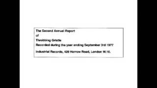 THROBBING GRISTLE  The Second Annual Report  (1977)