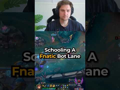 Schooling A FNATIC Bot Lane 🥶