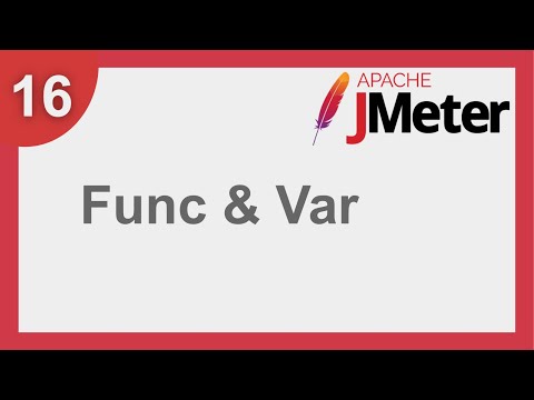 JMeter Beginner Tutorial 16 - Functions and Variables