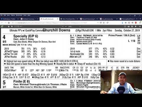 Pedigree Analysis Tutorial (using 2019 Rags to Riches, Street Sense Stakes)