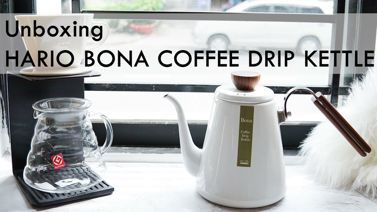 Mở Hộp Ấm Rót Hario Bona