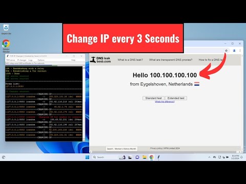 Automatically Change IP Address Every 3 Seconds   100 ANONYMOUS Kali Linux 2024 new method
