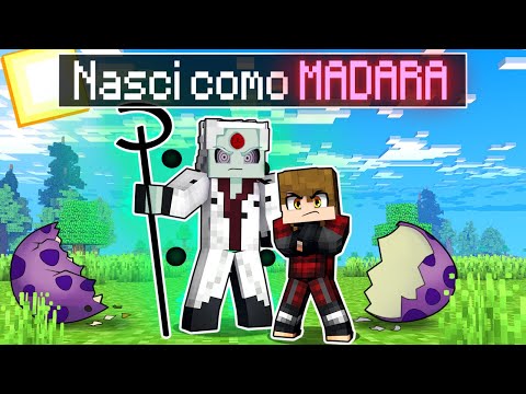 I was born as a BABY MADARA UCHIHA in Minecraft
