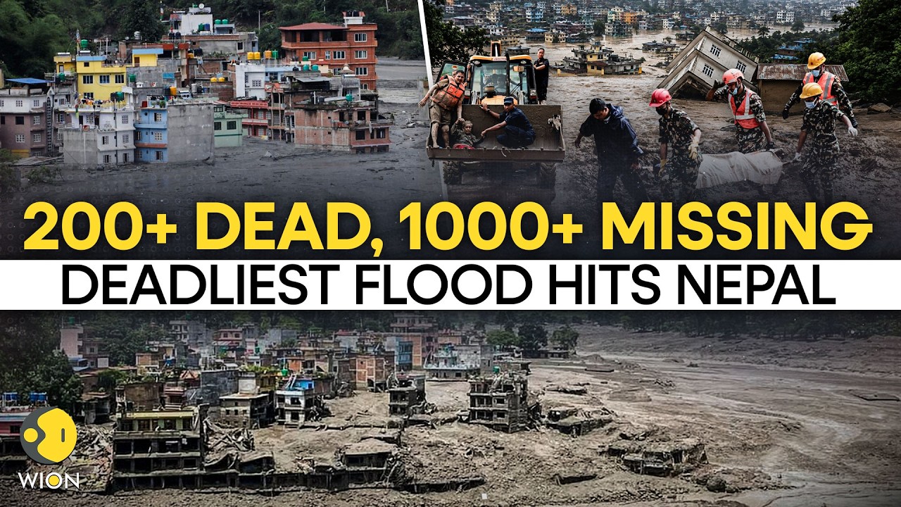 Nepal FLOOD HORROR LIVE: 200+ Dead After Terrifying Flash Floods Leave Trail of Destruction | NEPAL