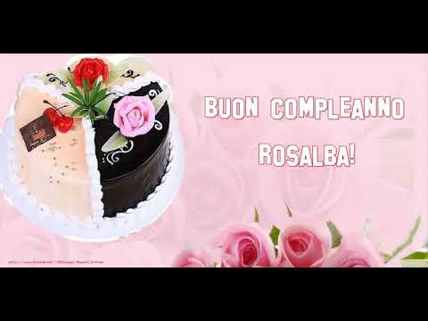 It's your birthday Rosalba ... Buon Compleanno!