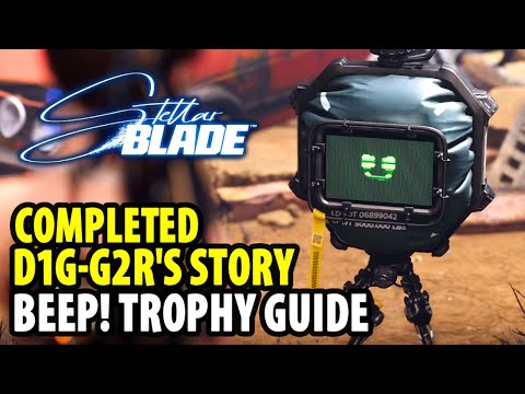 Completed D1G-g2r's Story | Stellar Blade (Beep! Trophy Guide)