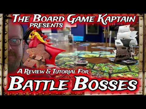 The Board Game Kaptain's Review & Tutorial for Battle Bosses