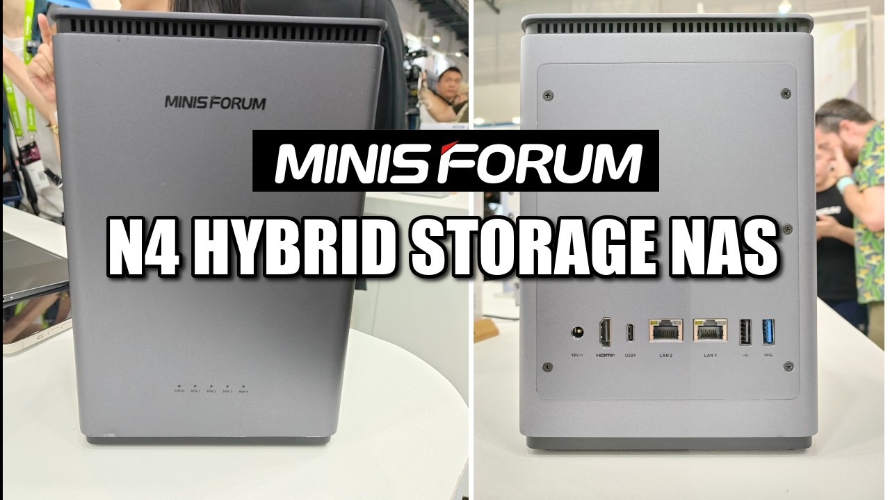Minisforum N4 NAS & S5 Flash NAS Revealed