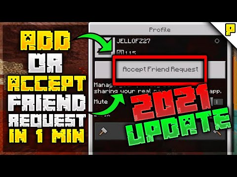 *UPDATE*😱HOW TO ADD/ACCEPT FRIENDS IN MINECRAFT (2021) | MCPE