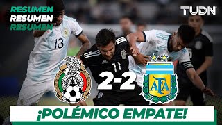 Resumen y goles | México 2 - 2 Argentina | Amistoso Sub 22 | TUDN Resumen y goles | México 2 - 2 Argentina | Amistoso Sub 22 | TUDN