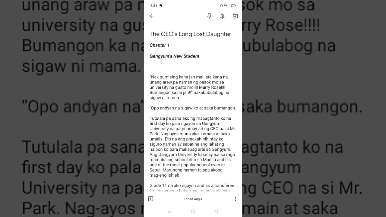 The CEO's Long Lost Daughter||Heart Writes||Wattpad Story