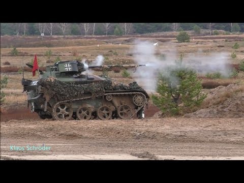 Wiesel Gefechtsschießen mit MK 20 Griffin Sword