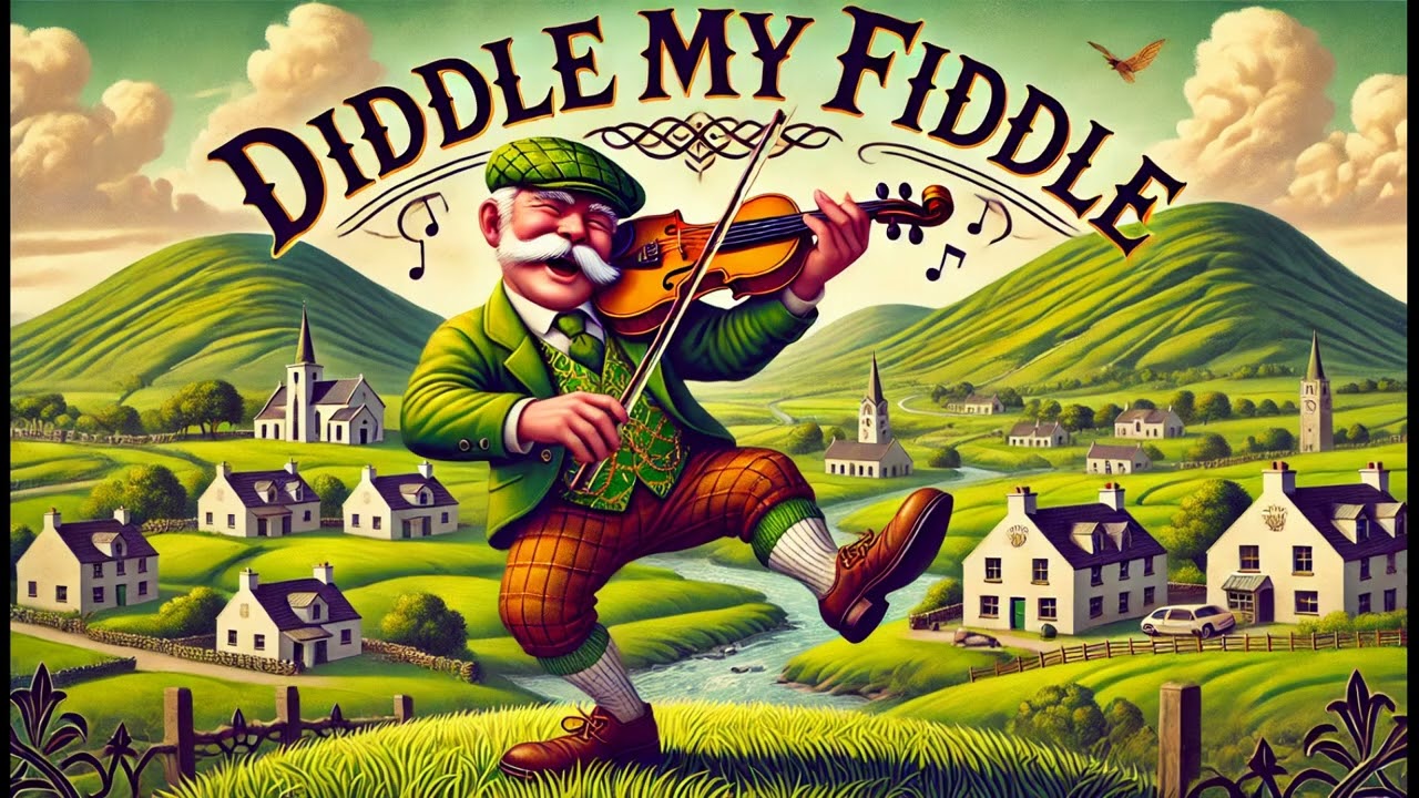 Diddle My Fiddle - (Traditional Irish) - Comedy Song - Lyric Video