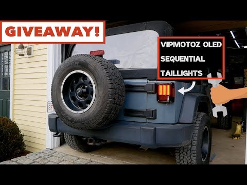 Jeep Wrangler LED Taillight // VIPMotoz Sequential OLED Taillight Install